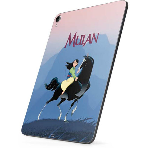 Disney Mulan Riding Khan Apple iPad Pro Skin