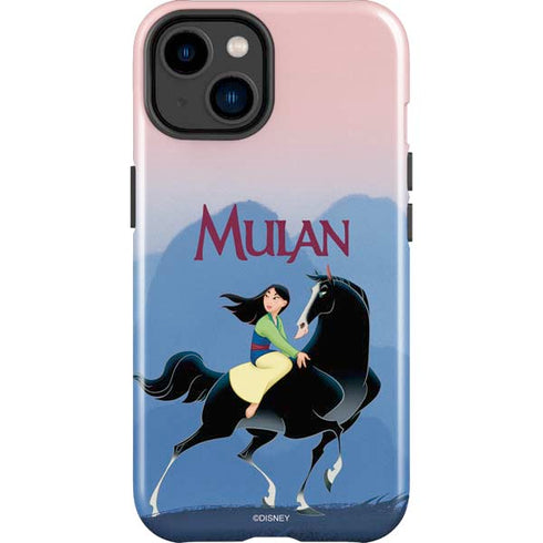 Disney Mulan Riding Khan iPhone 15 Impact Case