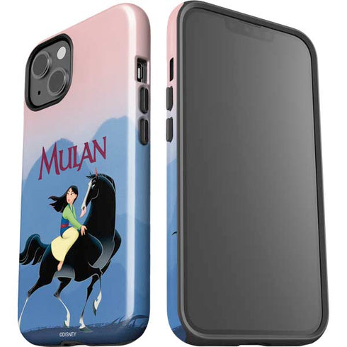 Disney Mulan Riding Khan iPhone 15 Impact Case