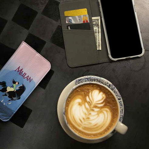 Disney Mulan Riding Khan iPhone 15 Plus Folio Case