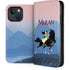 Disney Mulan Riding Khan iPhone 15 Plus Folio Case
