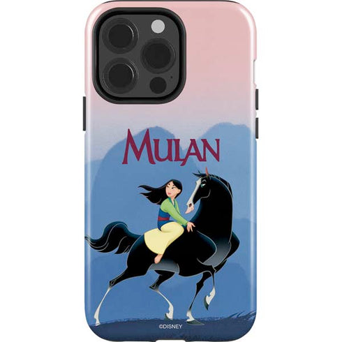 Disney Mulan Riding Khan iPhone 15 Pro Impact Case