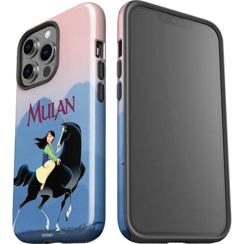 Disney Mulan Riding Khan iPhone 15 Pro Impact Case