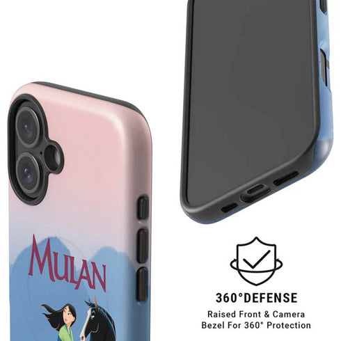 Disney Mulan Riding Khan iPhone 16 Plus Magsafe Impact Case