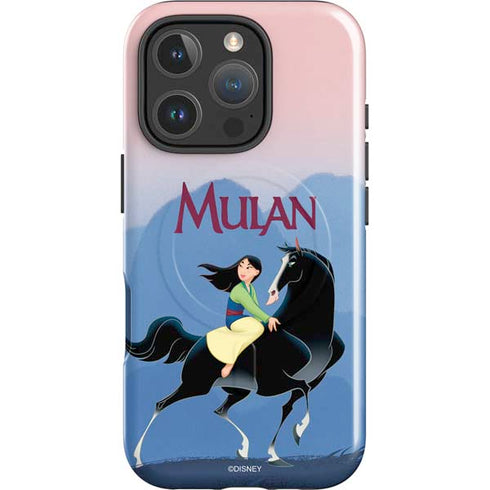 Disney Mulan Riding Khan iPhone 16 Pro Magsafe Impact Case