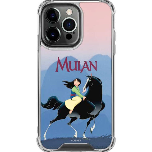 Disney Mulan Riding Khan iPhone 16 Pro Max Clear Case