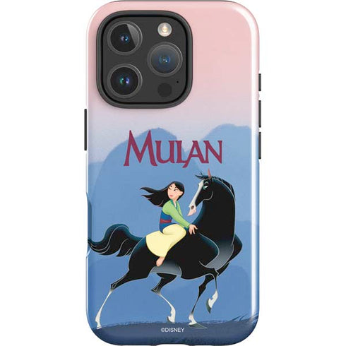 Disney Mulan Riding Khan iPhone 16 Pro Max Impact Case