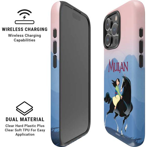 Disney Mulan Riding Khan iPhone 16 Pro Max Magsafe Impact Case