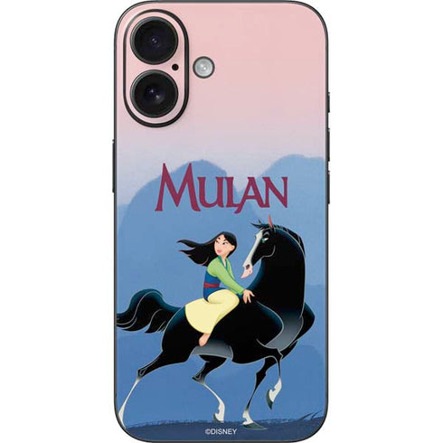 Disney Mulan Riding Khan iPhone 16 Skin