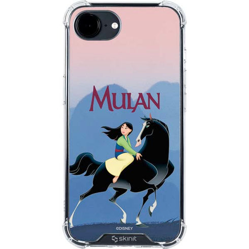 Disney Mulan Riding Khan iPhone 16e Clear Case