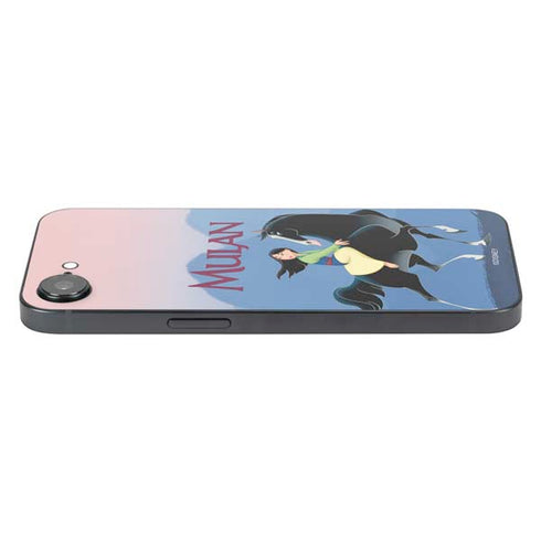 Disney Mulan Riding Khan iPhone 16e Skin