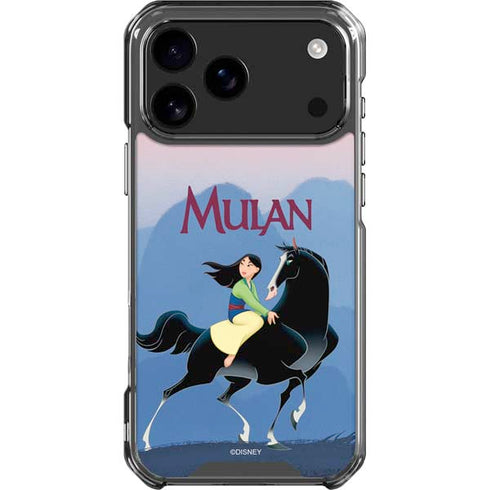 Disney Mulan Riding Khan iPhone 18 Pro Max Clear Case