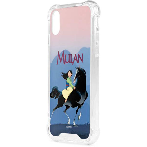 Disney Mulan Riding Khan iPhone XS Clear Case