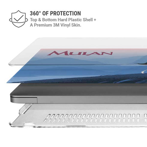 Disney Mulan Riding Khan MacBook Pro 14in (2021-24) Case plus Skin