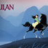 Disney Mulan Riding Khan MacBook Skins
