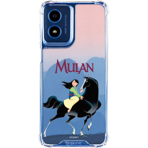 Disney Mulan Riding Khan Moto G 5G (2024) Clear Case