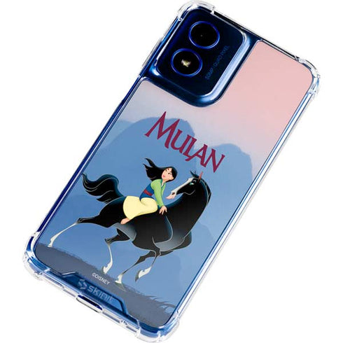 Disney Mulan Riding Khan Moto G 5G (2024) Clear Case