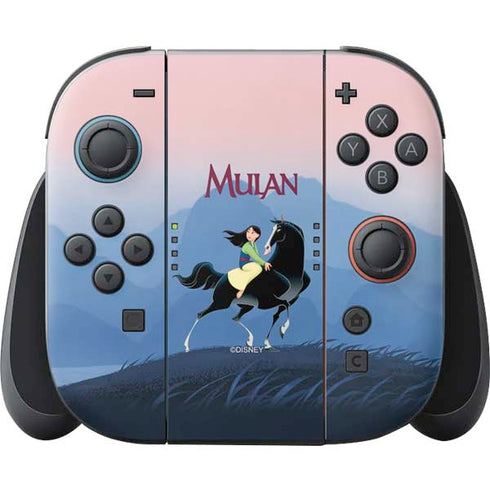 Disney Mulan Riding Khan Nintendo Skins