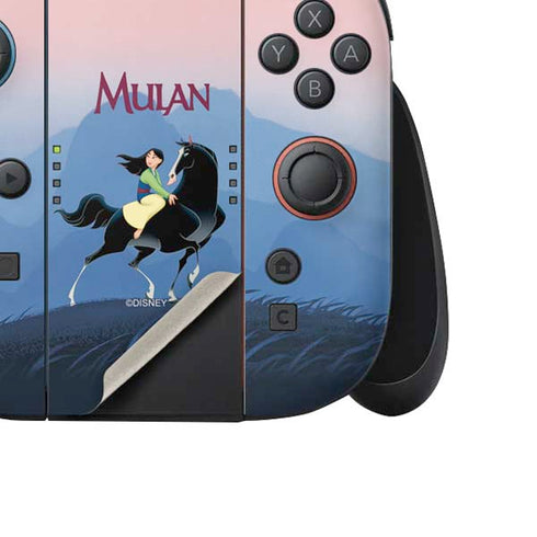 Disney Mulan Riding Khan Nintendo Switch 2 (2025) Joy-Con Controller Skin