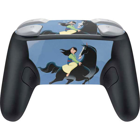 Disney Mulan Riding Khan Nintendo Switch 2 (2025) Pro Controller Skin