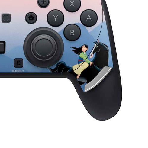 Disney Mulan Riding Khan Nintendo Switch 2 (2025) Pro Controller Skin