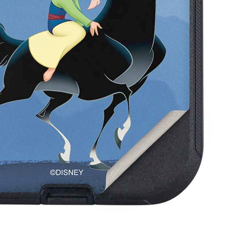Disney Mulan Riding Khan Otterbox Defender iPhone Skin