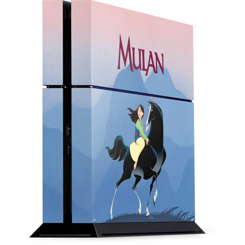 Disney Mulan Riding Khan PlayStation PS4 Skins