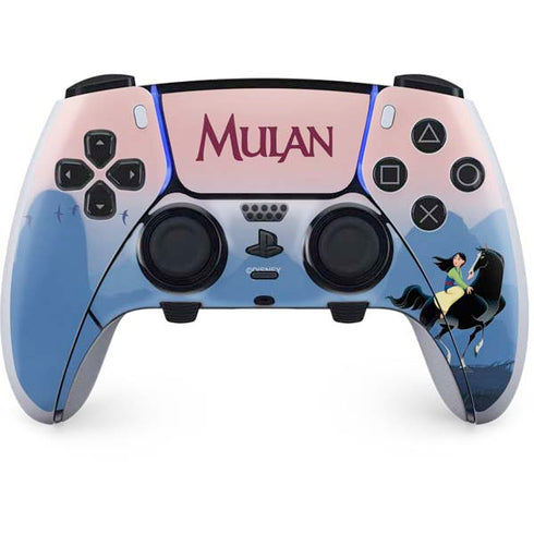 Disney Mulan Riding Khan PS5 DualSense Edge Pro Controller Skin