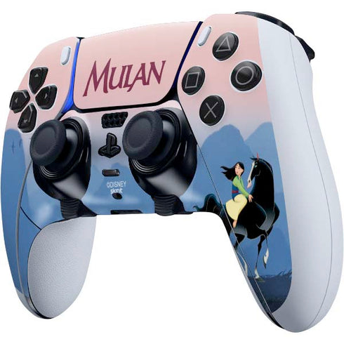 Disney Mulan Riding Khan PS5 DualSense Edge Pro Controller Skin