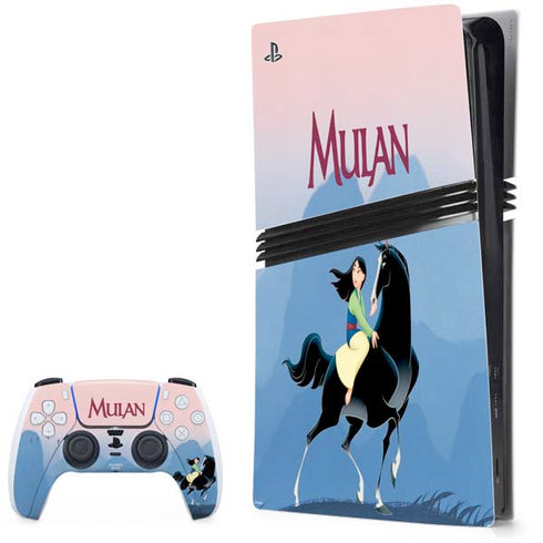 Disney Mulan Riding Khan PlayStation PS5 Skins