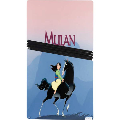 Disney Mulan Riding Khan PS5 Pro Console Skin
