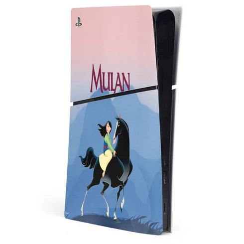 Disney Mulan Riding Khan PlayStation PS5 Skins