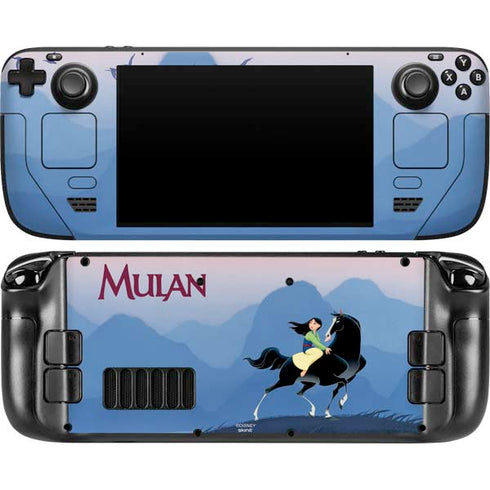 Disney Mulan Riding Khan Steam Deck Handheld Gaming Computer OLED Skin