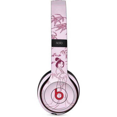 Disney Mulan Character Art Beats Solo 3 Wireless Skin