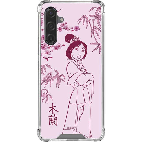 Disney Mulan Character Art Galaxy A17 Clear Case