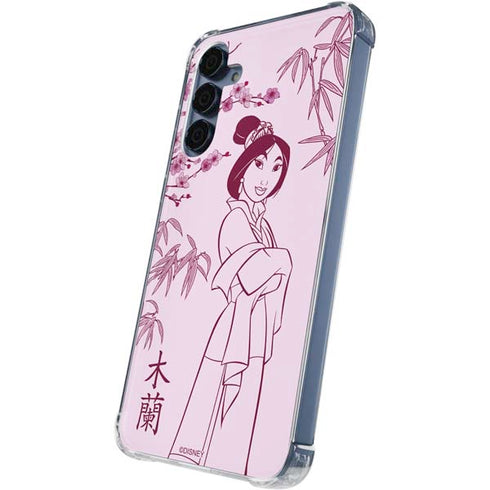 Disney Mulan Character Art Galaxy A35 5G Clear Case