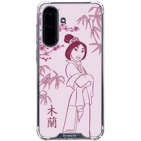 Disney Mulan Character Art Galaxy A36 5G Clear Case