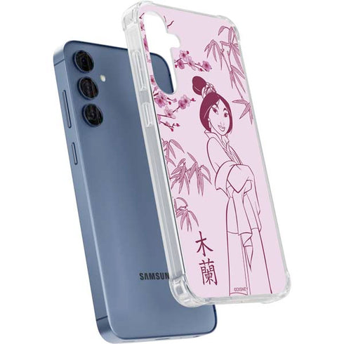 Disney Mulan Character Art Galaxy A55 5G Clear Case