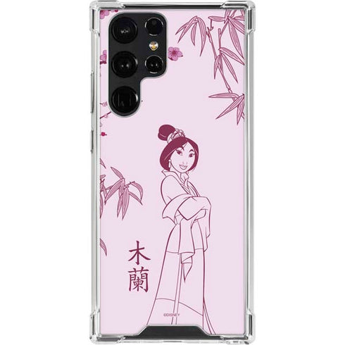 Disney Mulan Character Art Galaxy S23 Ultra Clear Case