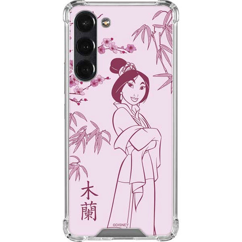 Disney Mulan Character Art Galaxy S24 FE Clear Case