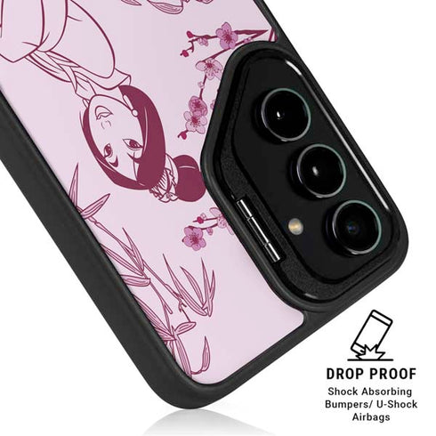 Disney Mulan Character Art Galaxy S24 FE Kickstand Case