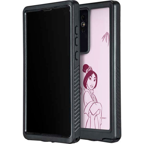 Disney Mulan Character Art Galaxy S24 Ultra Waterproof Case