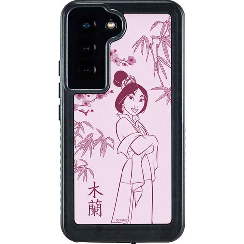 Disney Mulan Character Art Galaxy S24 Waterproof Case