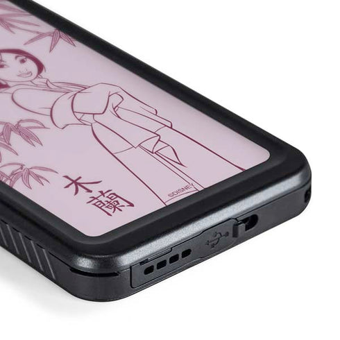 Disney Mulan Character Art Galaxy S24 Waterproof Case
