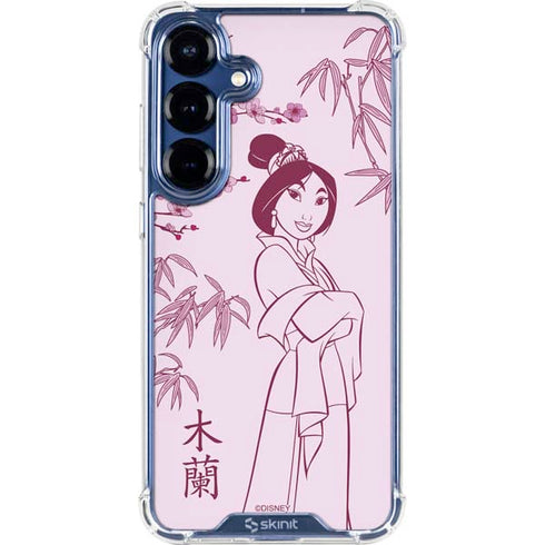 Disney Mulan Character Art Galaxy S25 FE Clear Case