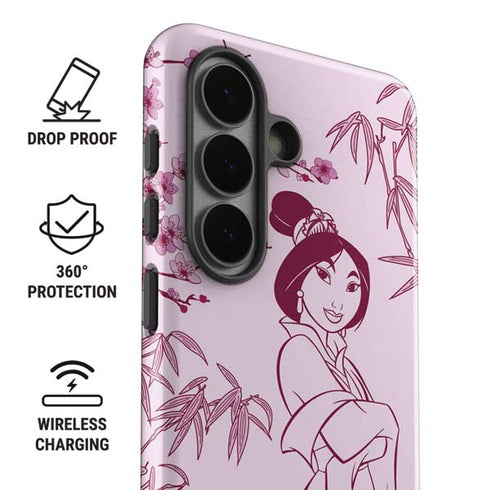 Disney Mulan Character Art Galaxy S26 Impact Case