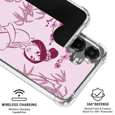 Disney Mulan Character Art Galaxy S26 Plus Clear Case
