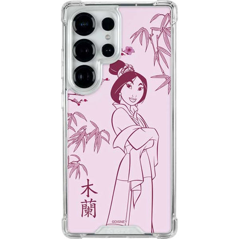 Disney Mulan Character Art Galaxy S26 Ultra Clear Case