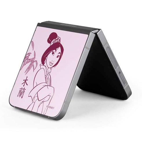 Disney Mulan Character Art Galaxy Z Flip6 Skin