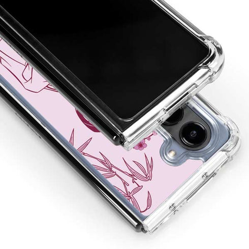 Disney Mulan Character Art Galaxy Z Fold5 5G Clear Case